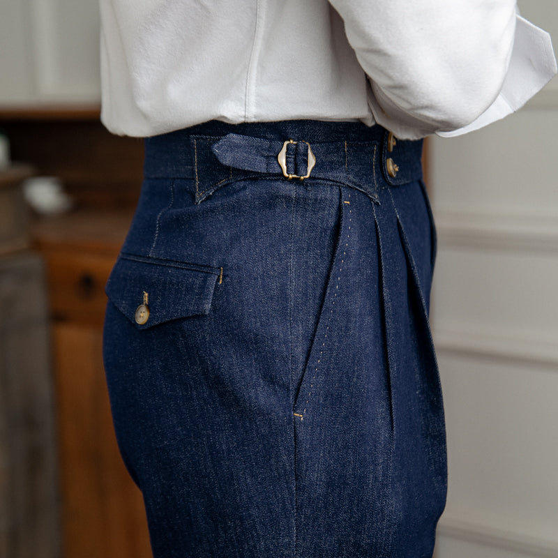 Il Borghese Roma Denim Trousers